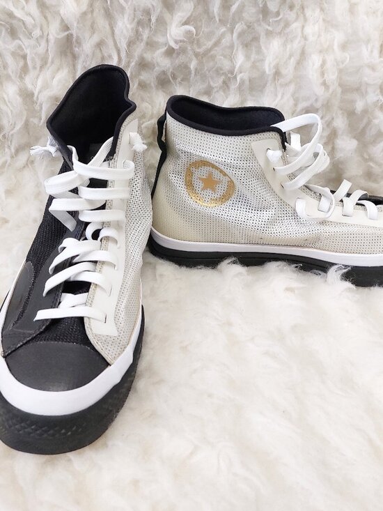 Converse All Stars Other - Converse White & Black Mesh All Star Chuck 70 Sneakers US Men-9.5/Wo's-11.5